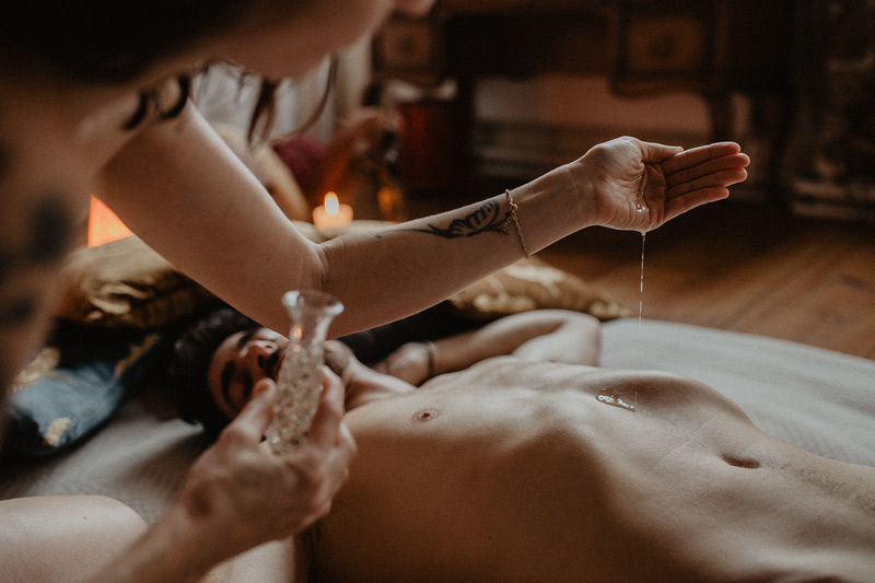 Steffi massage met olie